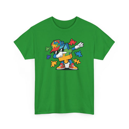 Dabbing Puzzle Autism Awareness T-Shirt