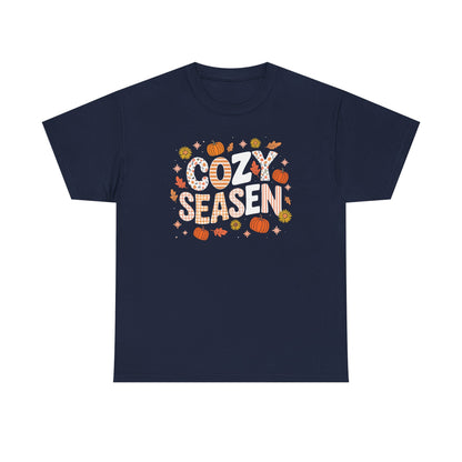 Cozy Season Autumn Fall Vibes Halloween Thanksgiving Pumpkin T-Shirt