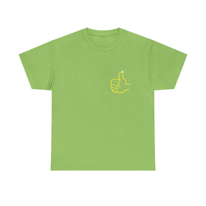 Funny Thumbs Up Emoji Graphic T-Shirt Positive Vibes