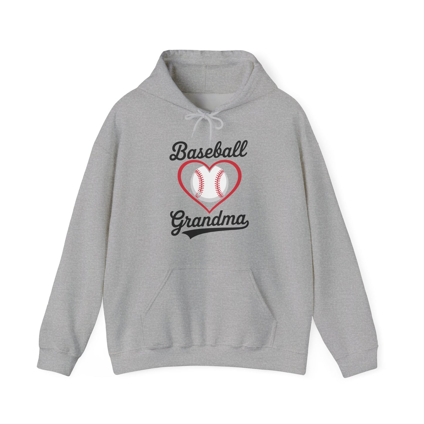 Hoodie Baseball Grandma Heart Design Mother's Day Gift