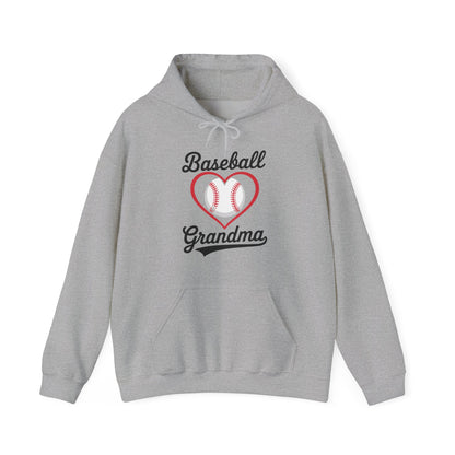 Hoodie Baseball Grandma Heart Design Mother's Day Gift