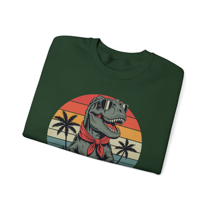 Auntiesaurus T Rex Dinosaur Auntie Saurus Family Matching Sweatshirt