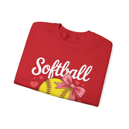 Softball Mom Headband Leopard Softball Ball Mothers Day Mama Sweatshirt