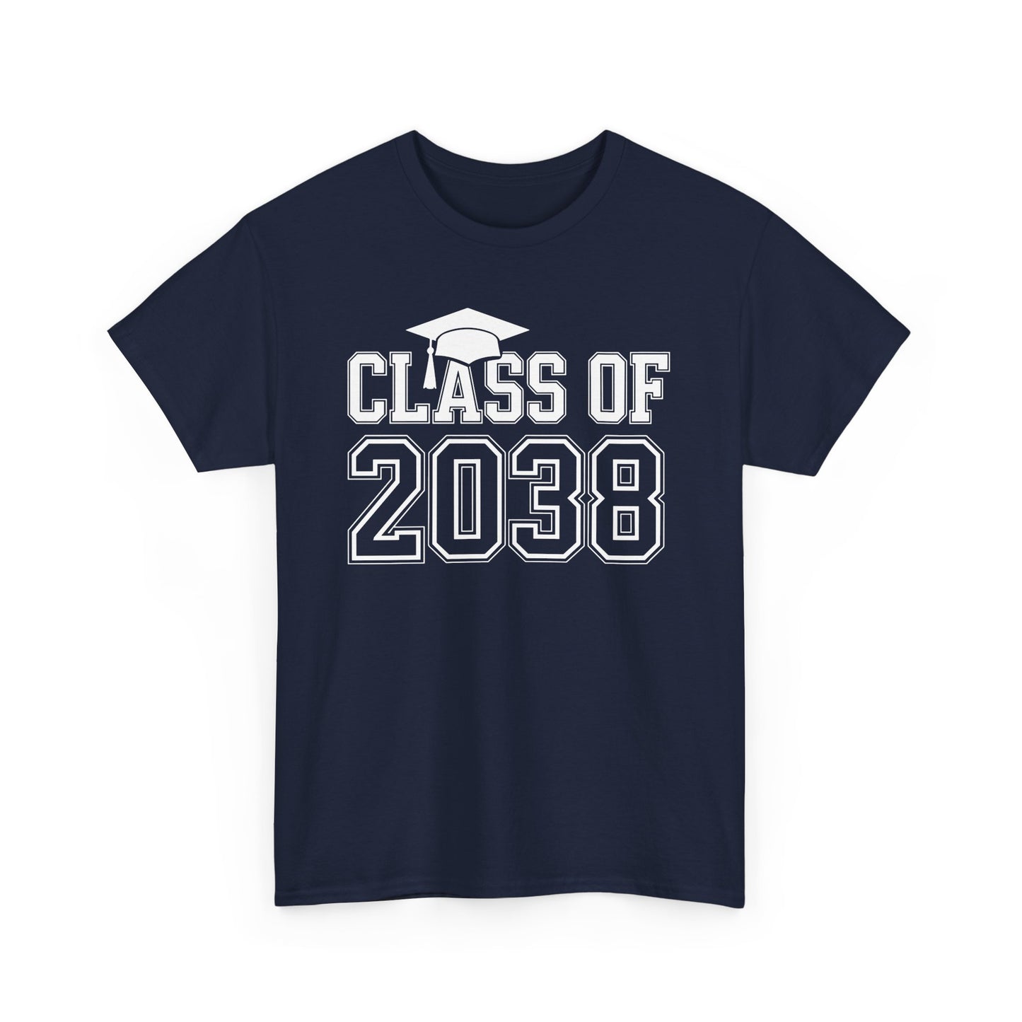 Class of 2038 Grow With Me Funny Kindergarten Back To School T-Shirt