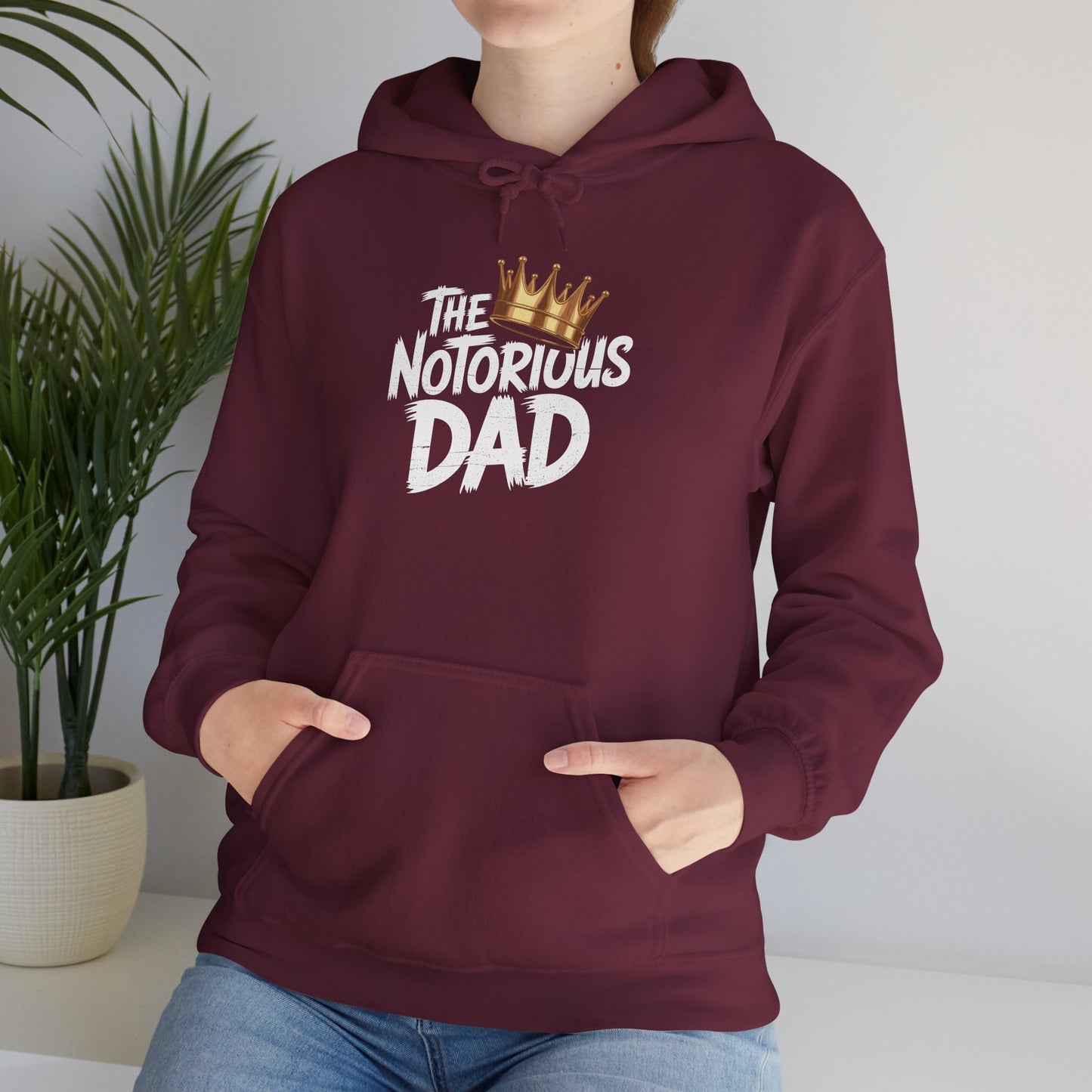 Old School Funny Hip Hop Fathers Day Notorious Dad Hoodie