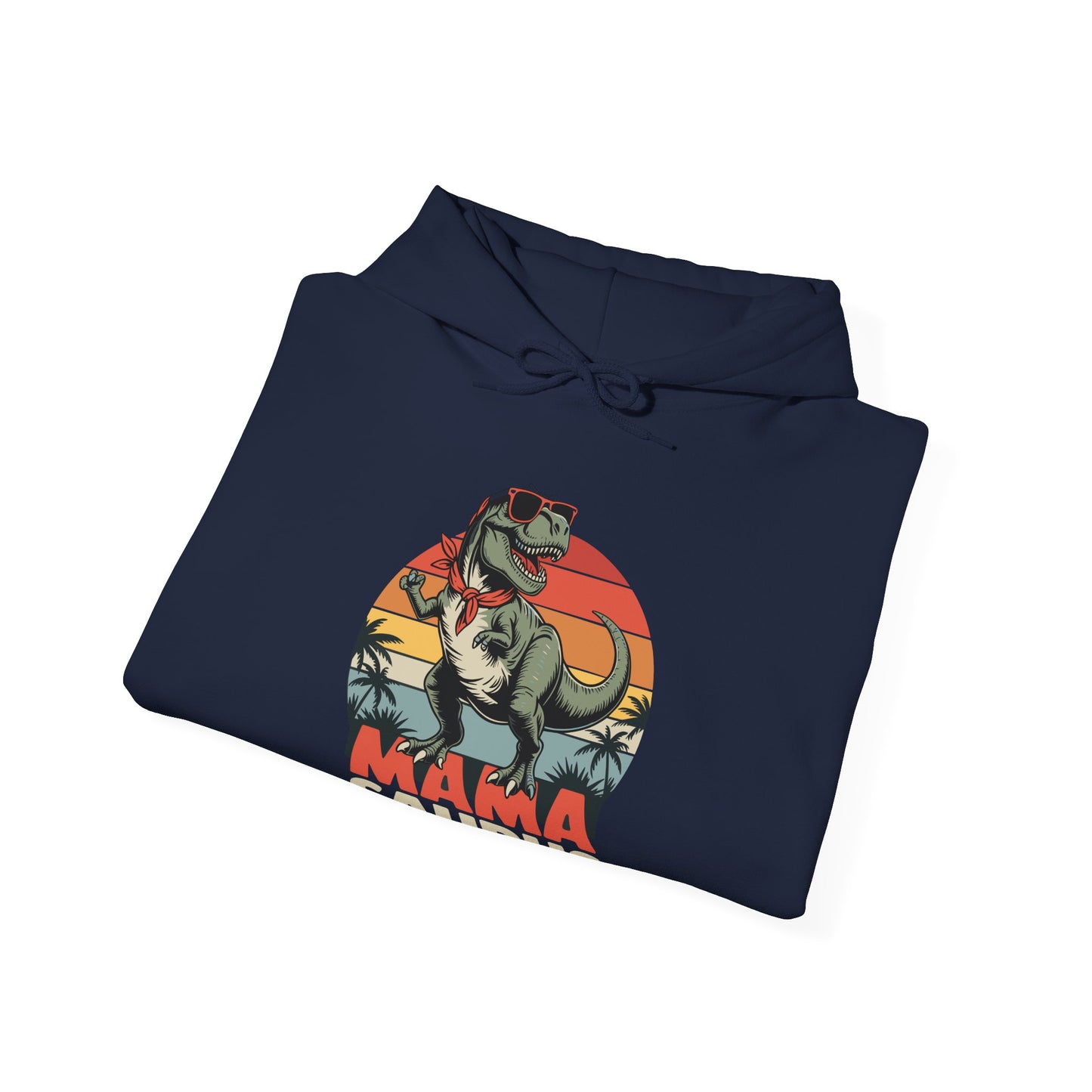 Mamasaurus T Rex Dinosaur Mama Saurus Family Matching Women Hoodie