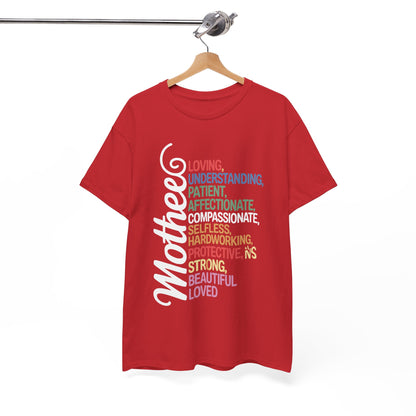 MOTHER Meaning Shirt I Love Mom Mothers Day T-Shirt