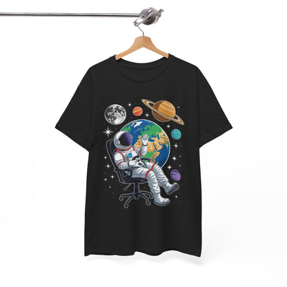Astronaut Gamer Space Gaming System Planets T-Shirt