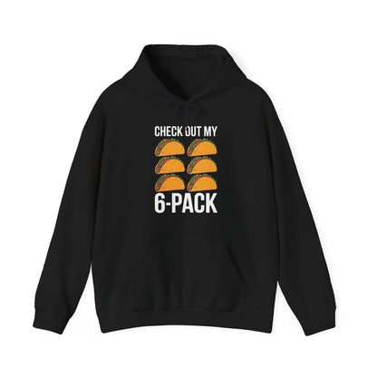 6 Pack Fitness Taco Funny Mexican Gym Top for Taco Lovers Hoodie