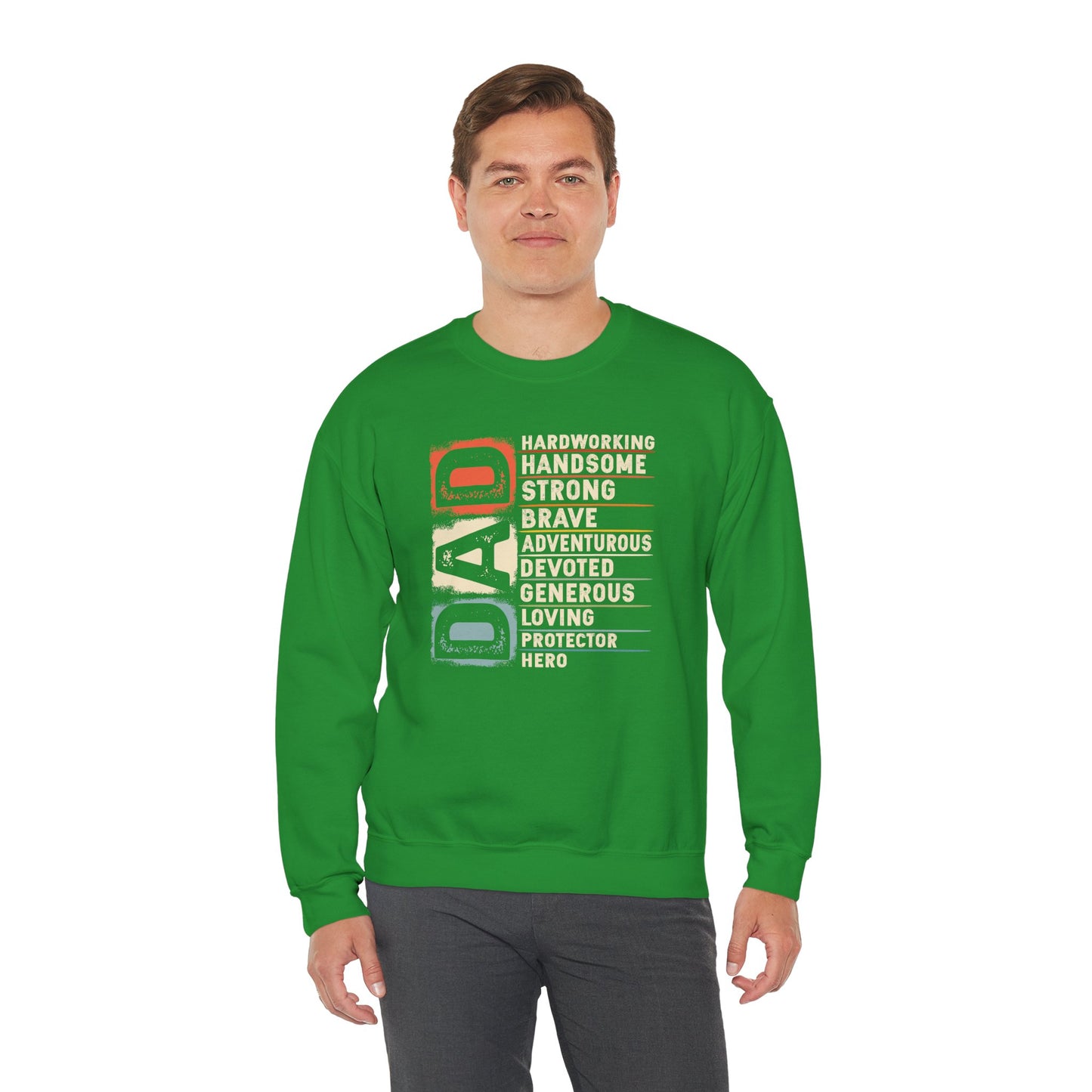 Vintage Funny Definition of Dad Retro Meme Joke Father's Day Sweatshirt