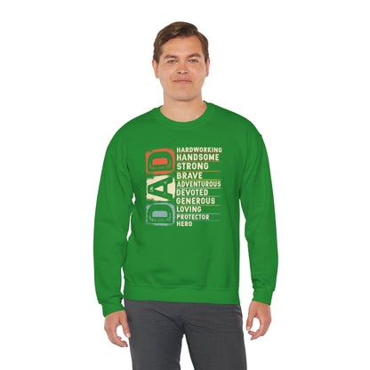 Vintage Funny Definition of Dad Retro Meme Joke Father's Day Sweatshirt