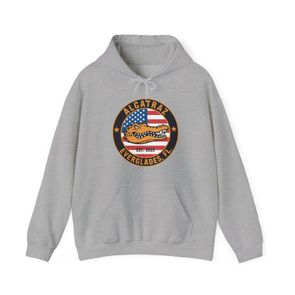 Retro Alcatraz Everglades FL EST 2025 Hoodie