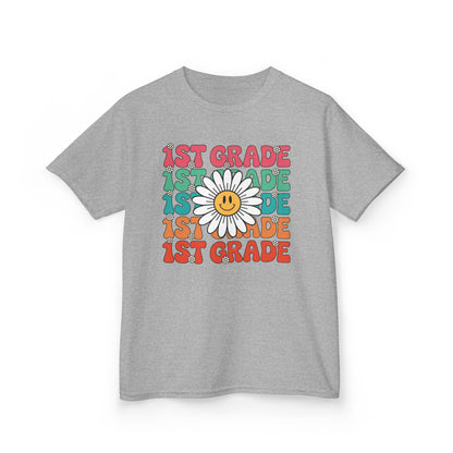 Groovy 1st Grade Back To School First Day of First Grade T-Shirt