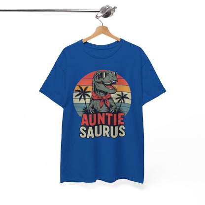 Auntiesaurus T Rex Dinosaur Auntie Saurus Family Matching T-Shirt