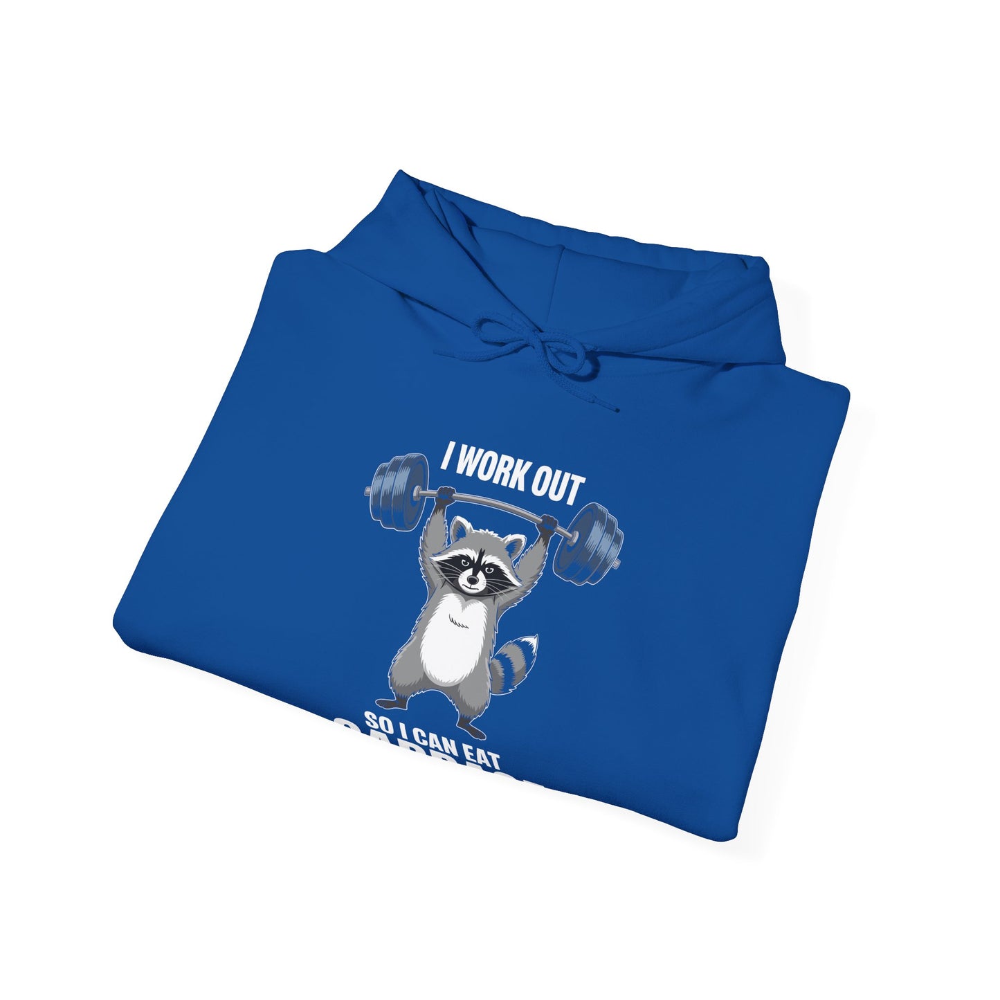 Raccoon Deadlift Bodybuilding Animal Funny Gym Fitness Hoodie
