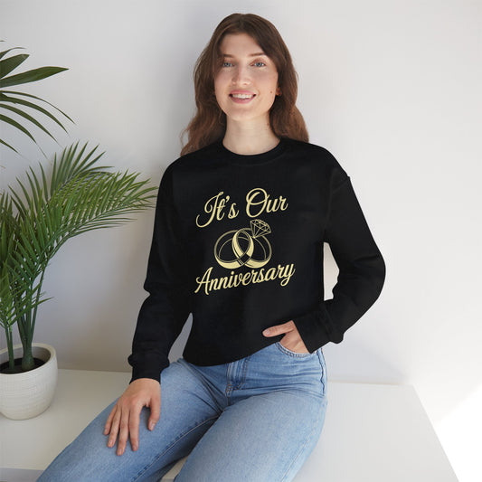 It's Our Anniversary Shirts for Married Couples Husband Wife Sweatshirt