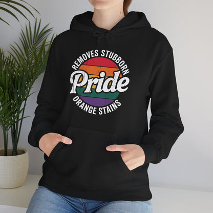 Resist Trump Remove Stubborn Orange Stains Pride Month LGBTQ Hoodie