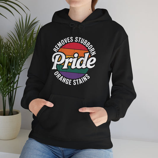Resist Trump Remove Stubborn Orange Stains Pride Month LGBTQ Hoodie