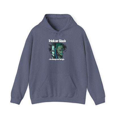 Trick or Trash Halloween Sweatshirt Funny Eco-Friendly Spooky Sweatshirt