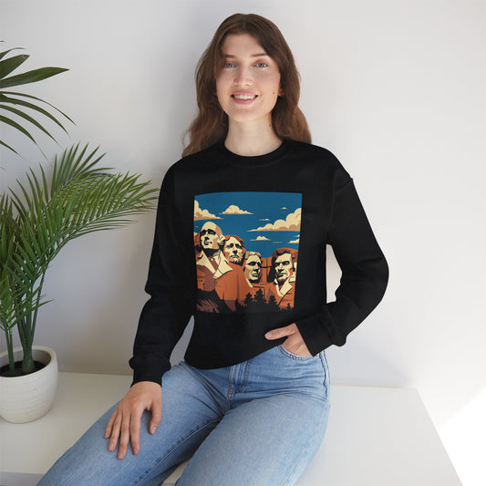 Alex Face Caruso Mount Rushmore Funny Meme Basketball Sweatshirt