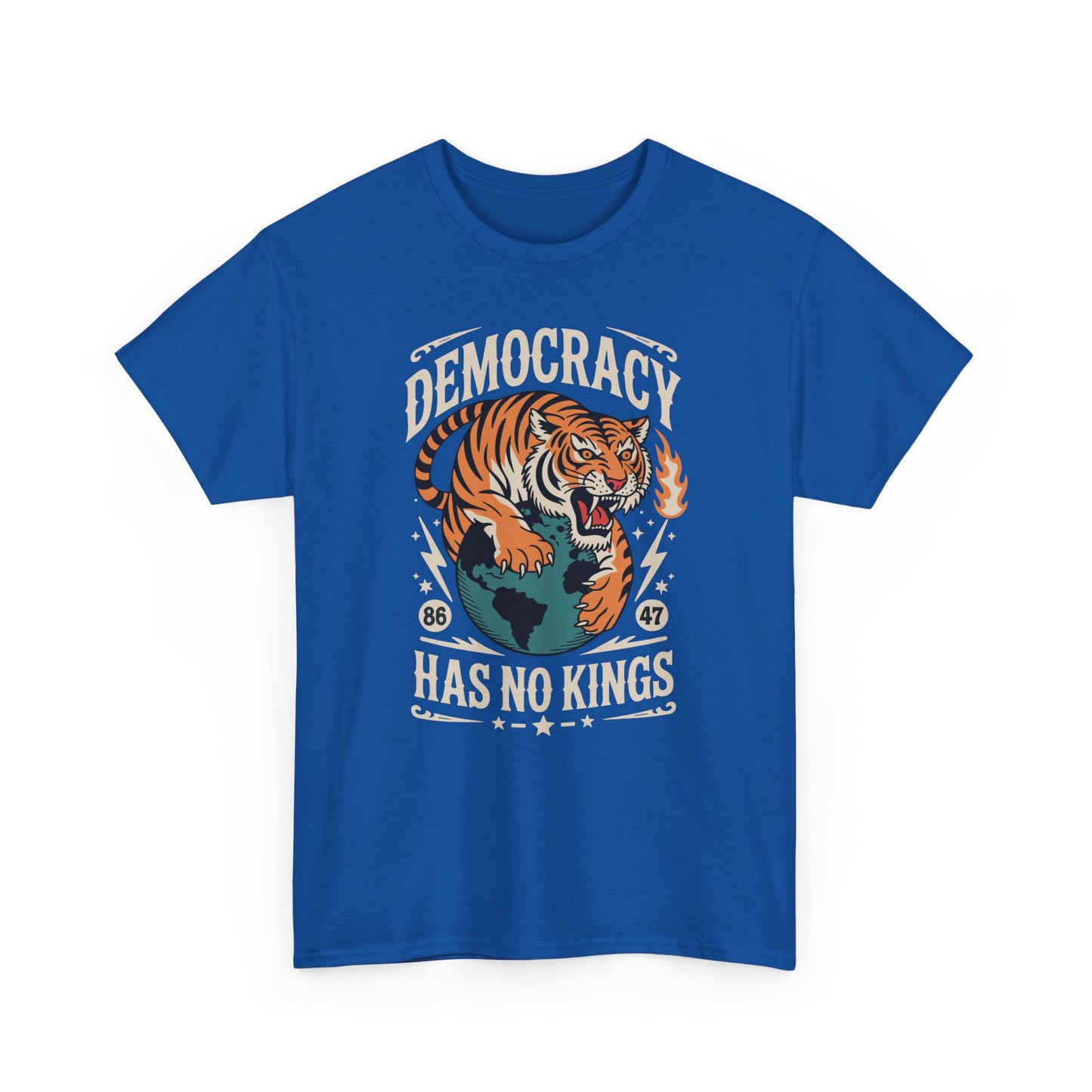 Democracy Has No King 8647 Anti Trump America Social Justice T-Shirt