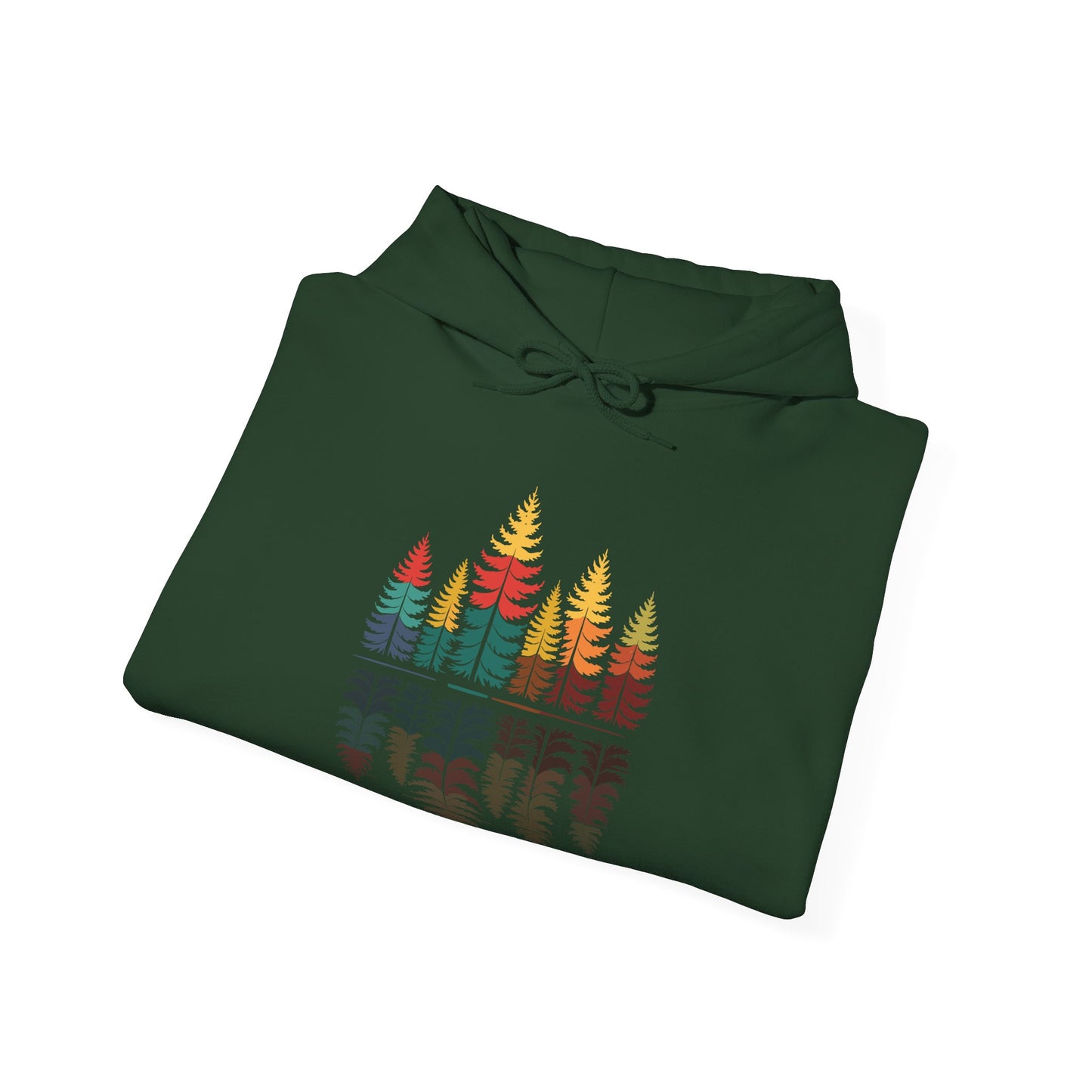 Nature Reflection Forest Trees Outdoor Wildlife Hoodie