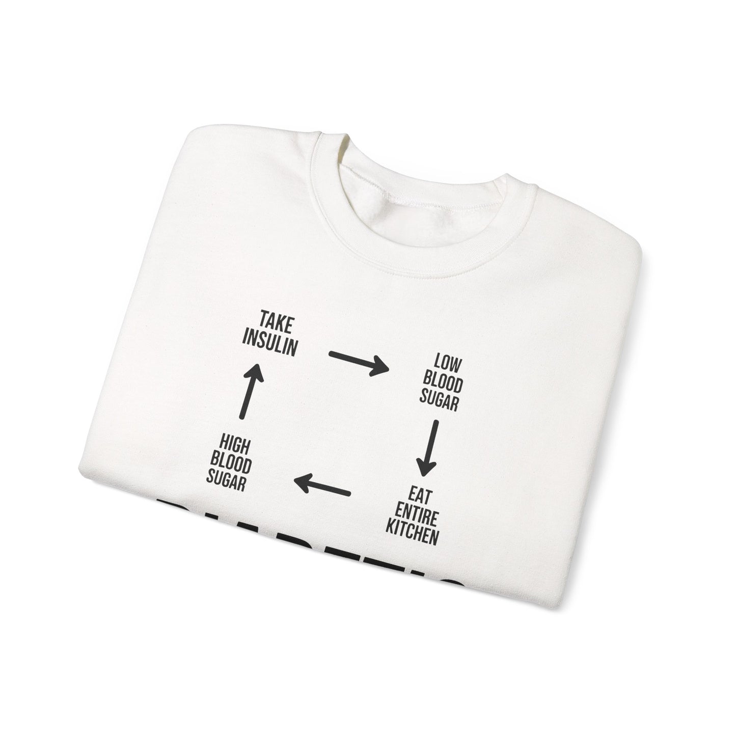 Funny Diabetic Type 1 Diabetes T1D Diabetes Awareness Sweatshirt