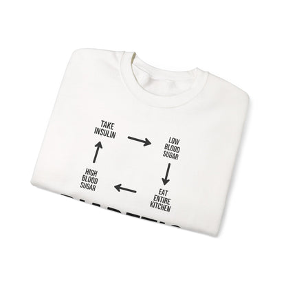 Funny Diabetic Type 1 Diabetes T1D Diabetes Awareness Sweatshirt