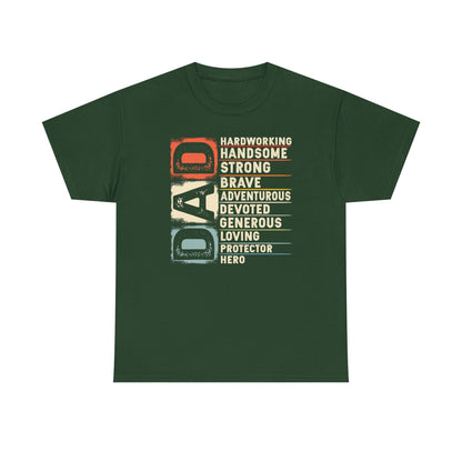 Vintage Funny Definition of Dad Retro Meme Joke Father's Day T-Shirt