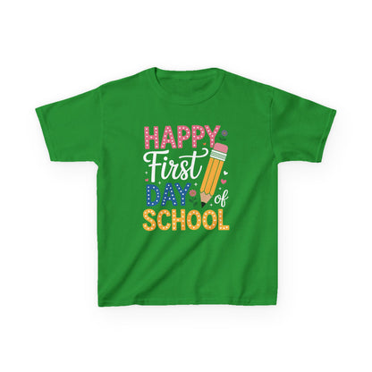 Happy First Day of School Pencil Teacher Cute Back to School T-Shirt