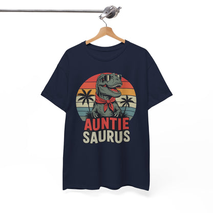 Auntiesaurus T Rex Dinosaur Auntie Saurus Family Matching T-Shirt