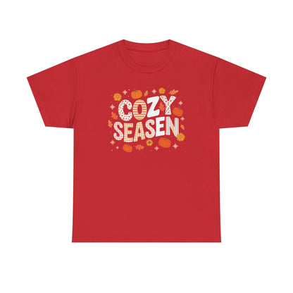 Cozy Season Autumn Fall Vibes Halloween Thanksgiving Pumpkin T-Shirt