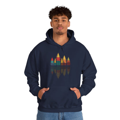 Nature Reflection Forest Trees Outdoor Wildlife Hoodie