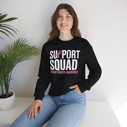 Breast Cancer Shirts Support Squad Breast Cancer Awareness Sweatshirt