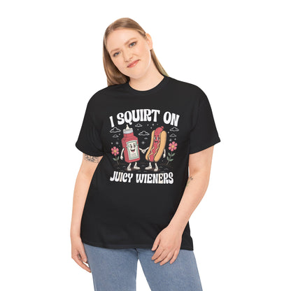 Its A Bad Day To Be A Hot Dog Funny meme Hotdog usa flag Men Women T-Shirt