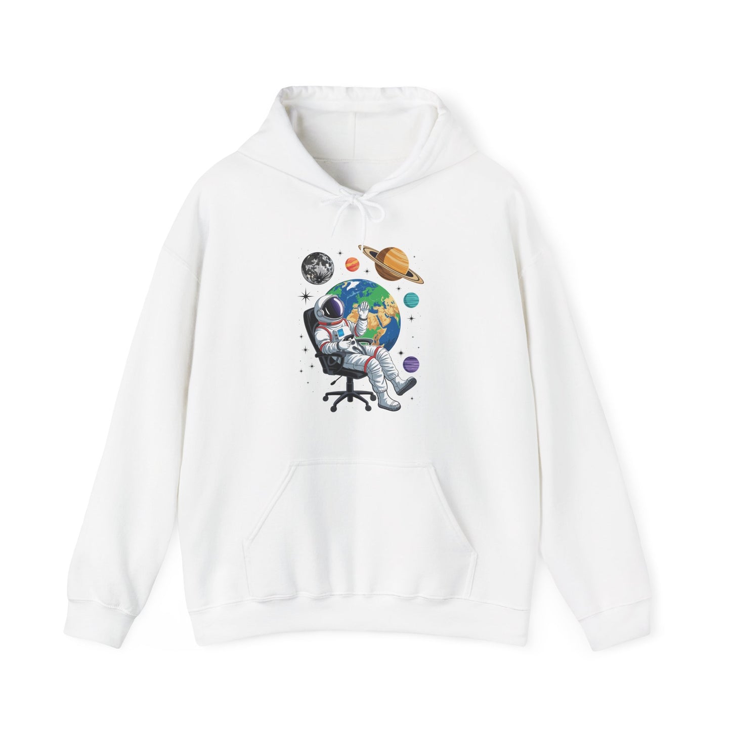 Astronaut Gamer Space Gaming System Planets Hoodie