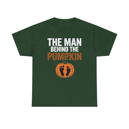 Pregnant Thanksgiving Costume for Dad Expecting Lil Pumpkin T-Shirt