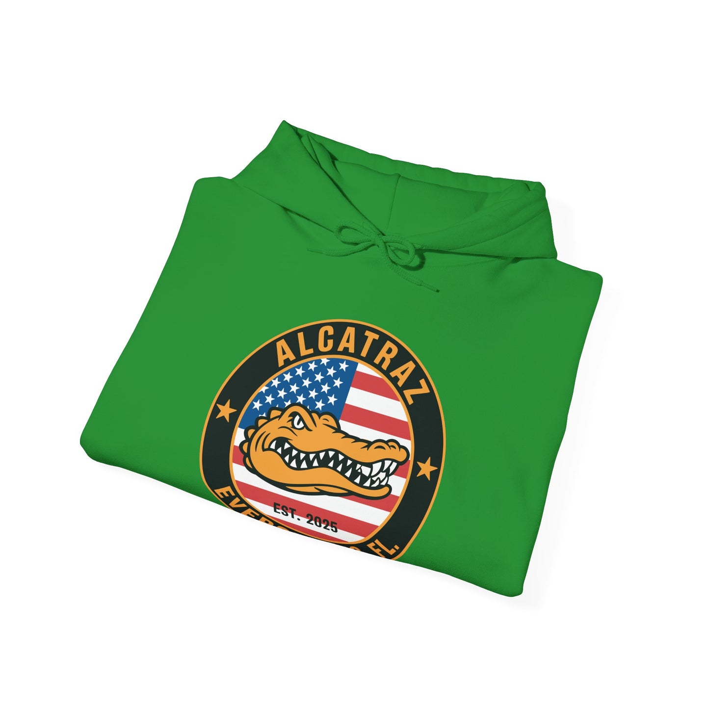 Retro Alcatraz Everglades FL EST 2025 Hoodie