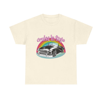Cruise In Style Car Lovers T-Shirt For Men Women