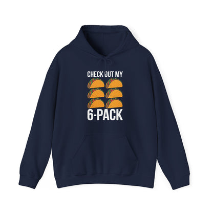 6 Pack Fitness Taco Funny Mexican Gym Top for Taco Lovers Hoodie