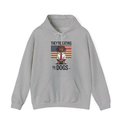 They're Eating the Dogs Trump Hot Dog Hoodie