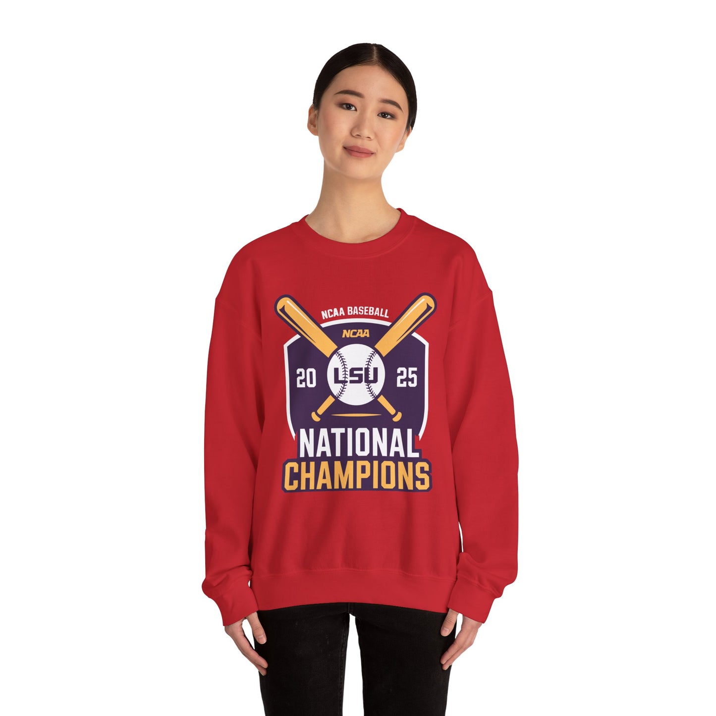 LSU Baseball 2025 National Champions Logo Sweatshirt