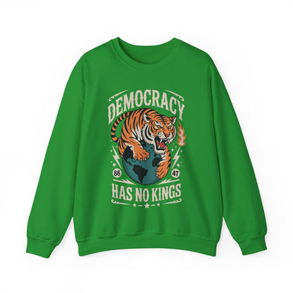 Democracy Has No King 8647 Anti Trump America Social Justice Sweatshirt