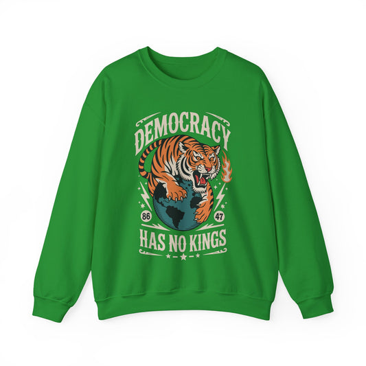 Democracy Has No King 8647 Anti Trump America Social Justice Sweatshirt