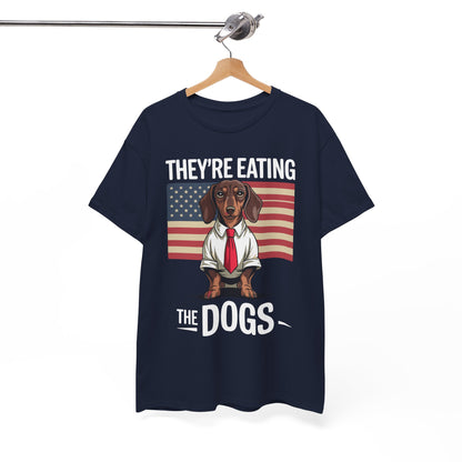 They're Eating the Dogs Trump Hot Dog T-Shirt For Men Women