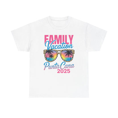 Family Vacation Punta Cana 2025 Matching Holiday Summer T-Shirt