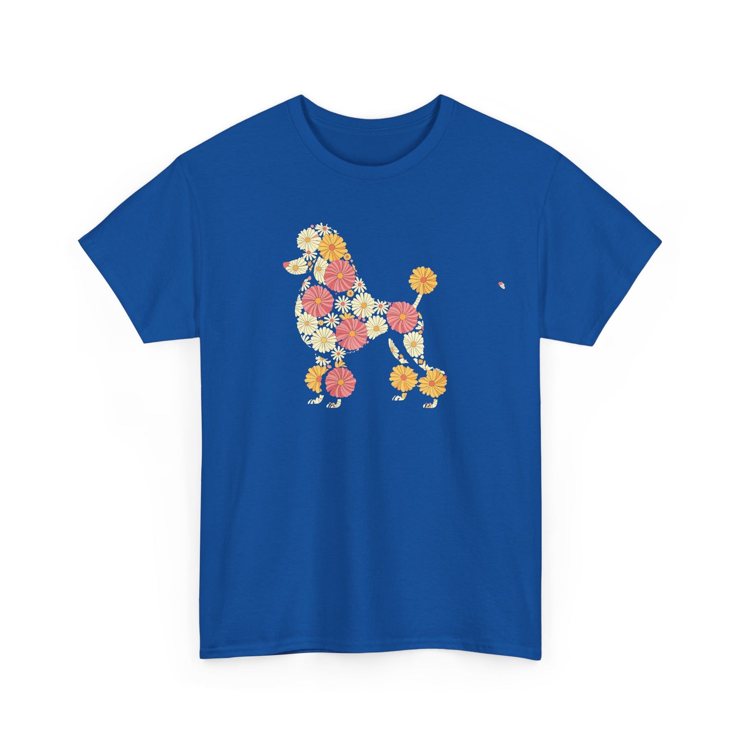 Funny Floral Flower Poodle Mom Grandma Womens Mothers Day T-Shirt