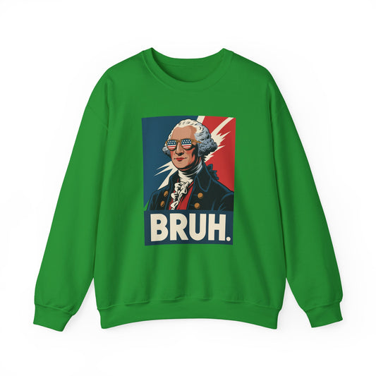 4th Of July 2025 George Washington Bruh. Meme Patriotic Sweatshirt