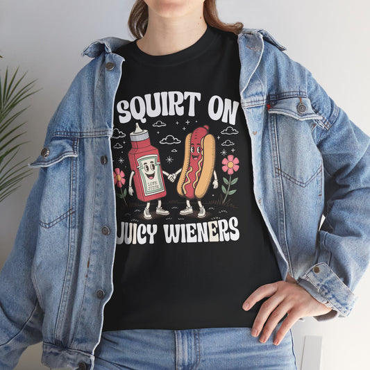 Its A Bad Day To Be A Hot Dog Funny meme Hotdog usa flag Men Women T-Shirt