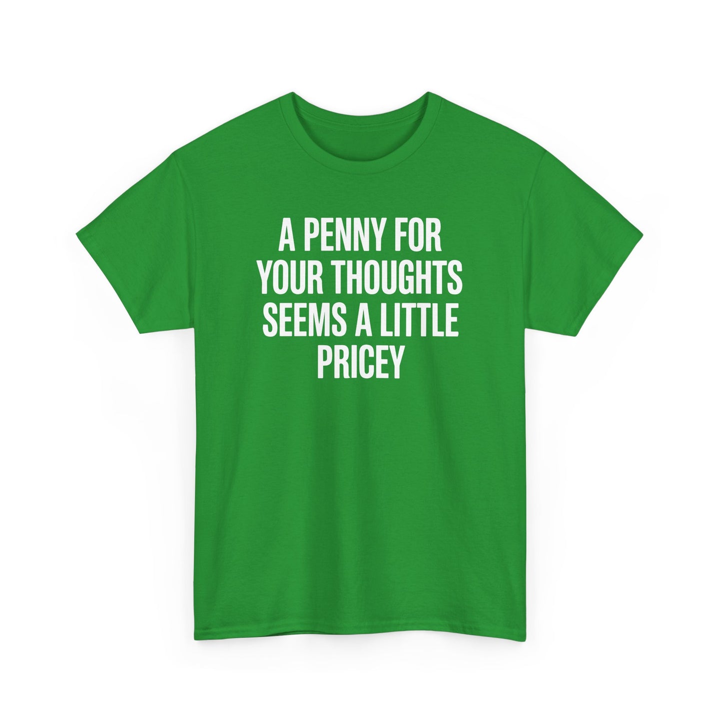 Funny Penny For Your Thoughts Sarcastic Joke T-Shirt